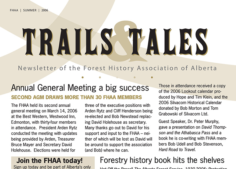 Trails and Tales - No. 2 August 2006