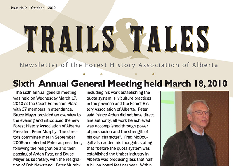 Trails and Tales - No. 9 October 2010